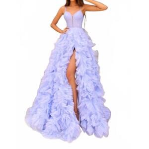NEW AMARRA ball gown in periwinkle